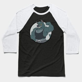 Gym Werewolf Male (no txt) Baseball T-Shirt